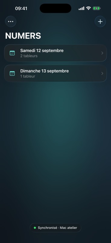 NUMERS — jours
